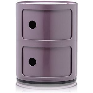 Kartell Componibili 4966, Violet, 2 Compartments