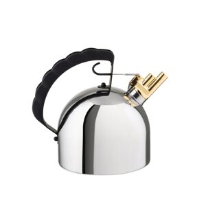 Alessi Kettle 9091  Stainless Steel / Brass / Black