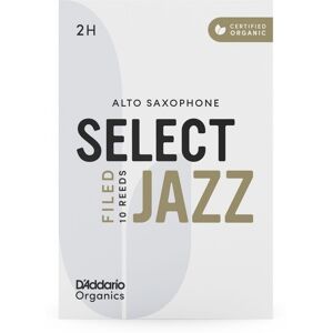 DAddario Organic Select Jazz Filed Alto Sax Reeds 2H (10 Pack) DAddario Organic Select Jazz Filed Alto Sax Reeds 2H (10 Pack)