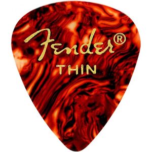 Fender Classic Celluloid Picks Tortoise Shell 351 Shape Thin Pack of 12 Fender Classic Celluloid Picks Tortoise Shell 351 Shape Thin Pack of 12
