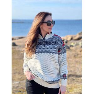 Nordlys Setesdal Elegant Unisex Ullgenser Natur/marine/rød