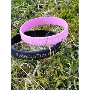 Tiktok Sterketim Armbånd I Silikon Farge Sort Tiktok Sterketim Armbånd I Silikon Farge Sort