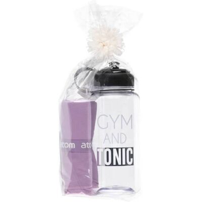 Festival AS Gym And Tonic Gavesett - Drikkeflaske Og Lilla Håndkle Festival AS Gym And Tonic Gavesett - Drikkeflaske Og Lilla Håndkle