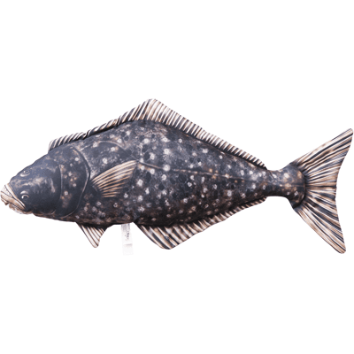 Gaby Plysj Halibut - 72 cm - Fiskefigur - Myk og Søt Gaby Plysj Halibut - 72 cm - Fiskefigur - Myk og Søt