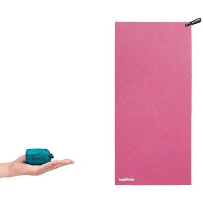 NatureHike Ultralett Komprimerbart Håndkle 40*80cm Rose NatureHike Ultralett Komprimerbart Håndkle 40*80cm Rose