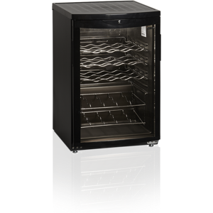 Tefcold Vinskap Sort 1 Sone Med Lås 77 Cm Sc85 Black Tefcold Vinskap Sort 1 Sone Med Lås 77 Cm Sc85 Black