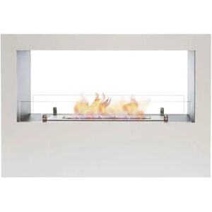 Cachfires Scandiflames Lansing Hvit Frittstående Biopeis Cachfires Scandiflames Lansing Hvit Frittstående Biopeis