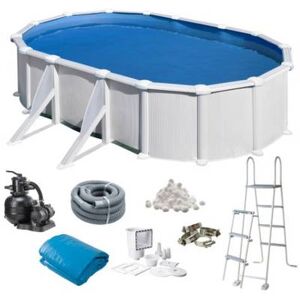 Swim & Fun Basic Basseng Oval 610 X 375 X 120 Cm Hvit Kit610eco Swim & Fun Basic Basseng Oval 610 X 375 X 120 Cm Hvit Kit610eco