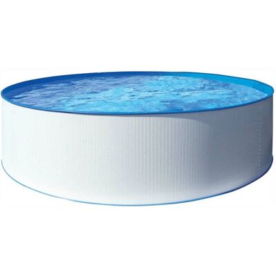 Kreta Galvanisert Stålpools - Ø3,5 x 0,90 m - UV-resistent vinyl Kreta Galvanisert Stålpools - Ø3,5 x 0,90 m - UV-resistent vinyl