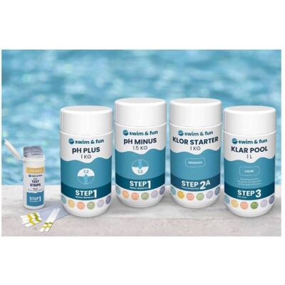 Aqua Speed Pooltilbehør - Klor-Startsett for Svømmebassenger Aqua Speed Pooltilbehør - Klor-Startsett for Svømmebassenger