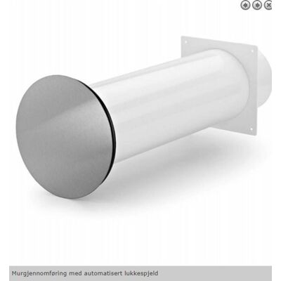 Silverline murgjennomføring Med Automatisert Lukkespjeld Silverline murgjennomføring Med Automatisert Lukkespjeld