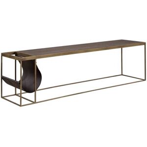 Artwood Magazine Copper Coffee Table/media Bench Artwood Magazine Copper Coffee Table/media Bench