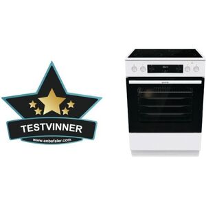 Gorenje Keramisk Komfyr 60 Cm Hvit Gec6d60wpb Gorenje Keramisk Komfyr 60 Cm Hvit Gec6d60wpb