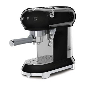 SMEG Espressomaskin Sort 50'S Style ecf01bleu