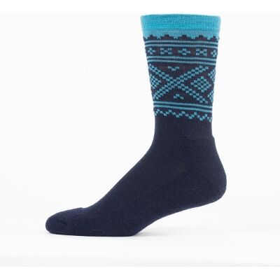 Safa Folklore Sokker Turkis/marine 43-45 Safa Folklore Sokker Turkis/marine 43-45