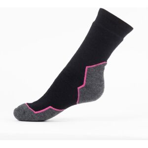 Safa Haga Sokker Svart/rosa 37-40 Safa Haga Sokker Svart/rosa 37-40