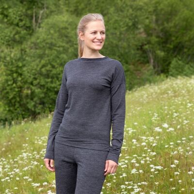 Safa Pegasus Genser Gråmelert S Safa Pegasus Genser Gråmelert S