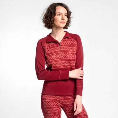 Safa Astrid Polo Rustrød L Safa Astrid Polo Rustrød L
