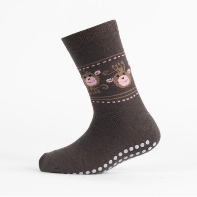 Safa Monkey Antisklisokker Brun 31-35 Safa Monkey Antisklisokker Brun 31-35