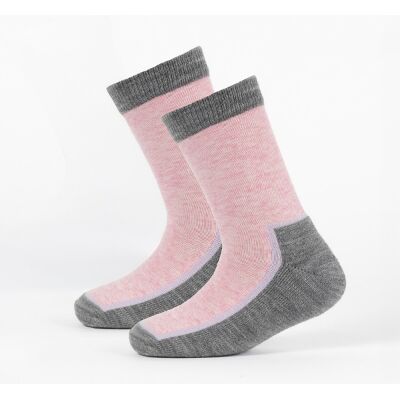 Safa Nevada Sokker 2 Par Rosa/grå 31-35 Safa Nevada Sokker 2 Par Rosa/grå 31-35