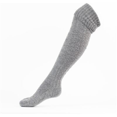 Safa Bella Knestrømper Gråmelert 36-40 Safa Bella Knestrømper Gråmelert 36-40