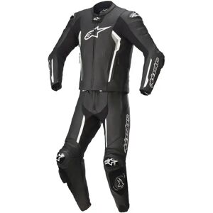 Alpinestars Missile V2 2-Delt Skinndress Svart/hvit 54/xl Alpinestars Missile V2 2-Delt Skinndress Svart/hvit 54/xl