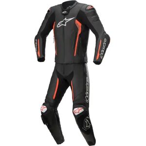 Alpinestars Missile V2 2-Delt Skinndress Svart/rød 52/l Alpinestars Missile V2 2-Delt Skinndress Svart/rød 52/l