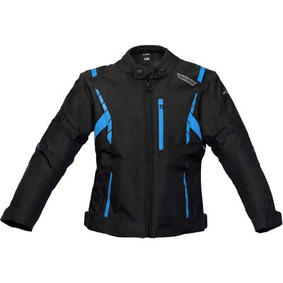 Bullfighter Action Kid Mc-Jakke Svart/blå 160/xl Bullfighter Action Kid Mc-Jakke Svart/blå 160/xl