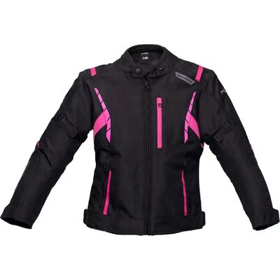 Bullfighter Action Kid Mc-Jakke Svart/rosa 140/m Bullfighter Action Kid Mc-Jakke Svart/rosa 140/m