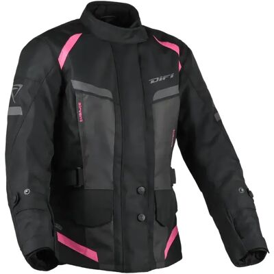 Difi Horizon Mc-Jakke Dame Svart/rosa Str. Xl Difi Horizon Mc-Jakke Dame Svart/rosa Str. Xl
