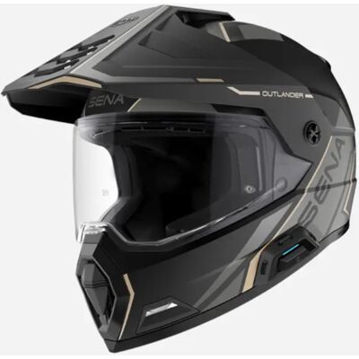 Sena Outlander Adventure Mc-Hjelm Svart Matt M Sena Outlander Adventure Mc-Hjelm Svart Matt M