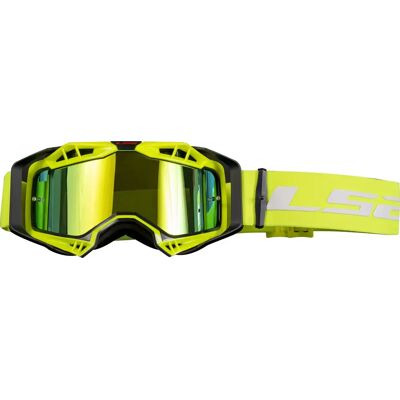 LS2 Aura Crossbriller Hi-Vis Gul Ramme/sølv Glass LS2 Aura Crossbriller Hi-Vis Gul Ramme/sølv Glass