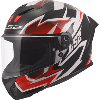 LS2 Mc-Hjelm Ff820 Rapid Iii Xtrem Hvit Svart Rød L LS2 Mc-Hjelm Ff820 Rapid Iii Xtrem Hvit Svart Rød L