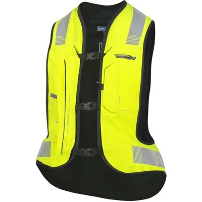 Helite E-Turtle 2 Airbagvest Fluo Gul - Motorsikkerhetsutstyr Helite E-Turtle 2 Airbagvest Fluo Gul - Motorsikkerhetsutstyr