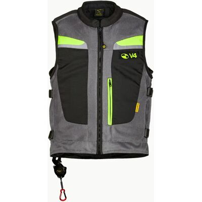 MOTOAIRBAG Mab V4.0 Airbag Vest 2xl/3xl - Grå/gul MOTOAIRBAG Mab V4.0 Airbag Vest 2xl/3xl - Grå/gul