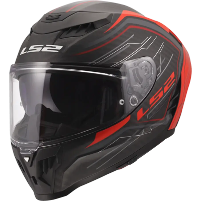 LS2 Mc-Hjelm Ff807 Dragon Subic Svart/rød 2xl LS2 Mc-Hjelm Ff807 Dragon Subic Svart/rød 2xl