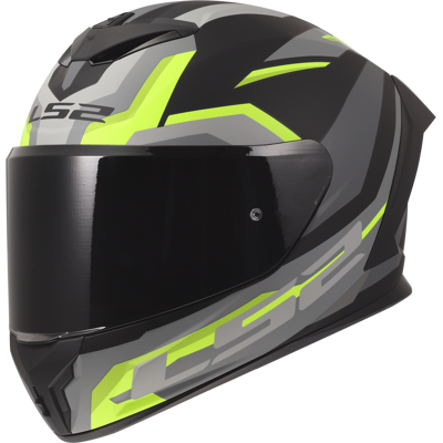 LS2 Mc-Hjelm Ff820 Rapid Iii Hyper Svart H-Vis Gul Xl LS2 Mc-Hjelm Ff820 Rapid Iii Hyper Svart H-Vis Gul Xl