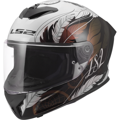 LS2 Mc-Hjelm Ff820 Rapid Iii Boho Hvit Svart Rosa Xs LS2 Mc-Hjelm Ff820 Rapid Iii Boho Hvit Svart Rosa Xs