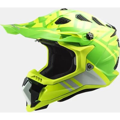 LS2 Crosshjelm Mx700 Subverter Gammax Gul/grønn S LS2 Crosshjelm Mx700 Subverter Gammax Gul/grønn S