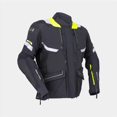 Richa Armada G-Tex Pro Mc-Jakke Svart/gul 52/l Richa Armada G-Tex Pro Mc-Jakke Svart/gul 52/l