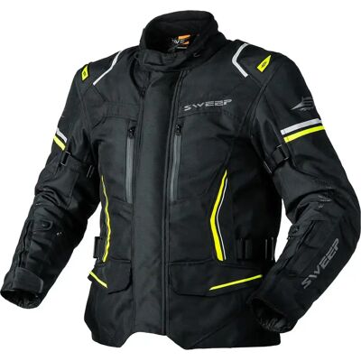 Sweep Outback Mc-Jakke Svart/gul 52/l Sweep Outback Mc-Jakke Svart/gul 52/l