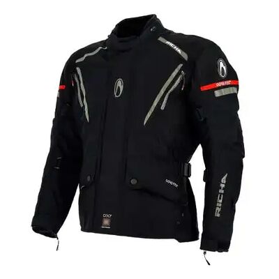 Richa Cyclone Gore-Tex Mc-Jakke Svart 70/10xl Richa Cyclone Gore-Tex Mc-Jakke Svart 70/10xl