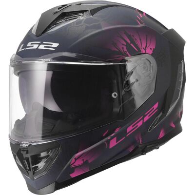 LS2 Mc-Hjelm Ff818 Storm Iii Burst Svart Rosa Xs LS2 Mc-Hjelm Ff818 Storm Iii Burst Svart Rosa Xs