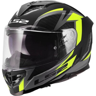 LS2 Mc-Hjelm Ff818 Storm Iii Dynamo Svart Hi-Vis Gul L LS2 Mc-Hjelm Ff818 Storm Iii Dynamo Svart Hi-Vis Gul L