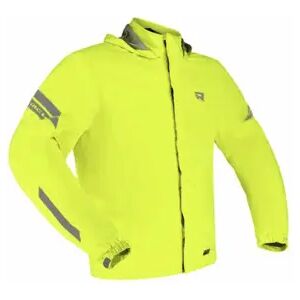 Richa Rain Stretch 2l Mc-Hoodie Svart/gul 48/s Richa Rain Stretch 2l Mc-Hoodie Svart/gul 48/s