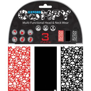 Oxford Comfy Skulls 3-Pack Enkel Og Grei Buff 3-Pakning Oxford Comfy Skulls 3-Pack Enkel Og Grei Buff 3-Pakning