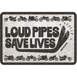 Oxford : Loud Pipes Save Lives Garage Metal Sign: Loud Pipes Save Lives Oxford : Loud Pipes Save Lives Garage Metal Sign: Loud Pipes Save Lives