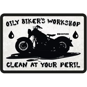 Oxford : Oily Biker'S Workshop Garage Metal Sign: Oily Biker'S Workshop Oxford : Oily Biker'S Workshop Garage Metal Sign: Oily Biker'S Workshop