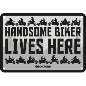 Oxford : Handsome Biker.. Garage Metal Sign: Handsome Biker.. Oxford : Handsome Biker.. Garage Metal Sign: Handsome Biker..