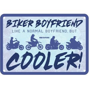 Oxford : Biker Boyfriend.. Garage Metal Sign: Biker Boyfriend.. Oxford : Biker Boyfriend.. Garage Metal Sign: Biker Boyfriend..